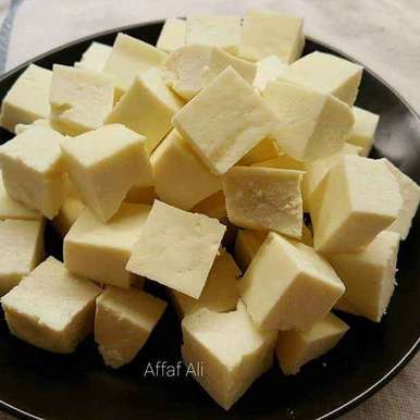 Paneer Cottage Cheese Homemade Recipe By Affaf Ali In Hindi At