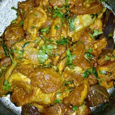 Mutton Curry With Garlic Salt Mirchi Powder And Coriander