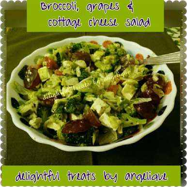 Broccoli Grapes And Cottage Cheese Salad Recipe By Angelique Goel