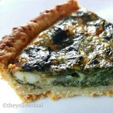 Spinach Cottage Cheese Tart Recipe By Avin Kohli At Betterbutter