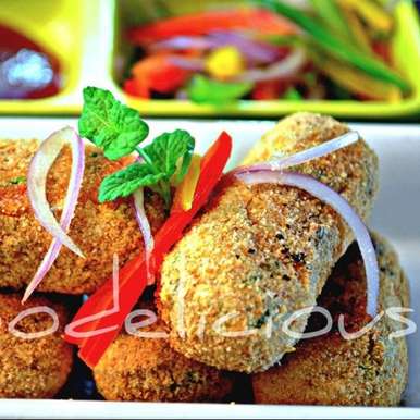 Baked Couscous And Cottage Cheese Rolls Recipe By Pari Vasisht At