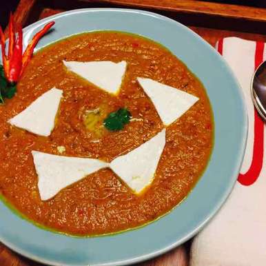 Cottage Cheese Paneer In Pumpkin Gravy Recipe By Sunita Sharma At